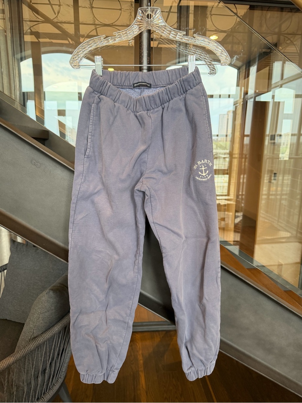 Brandy Melville St. Barth Embroidered Rosa Joggers